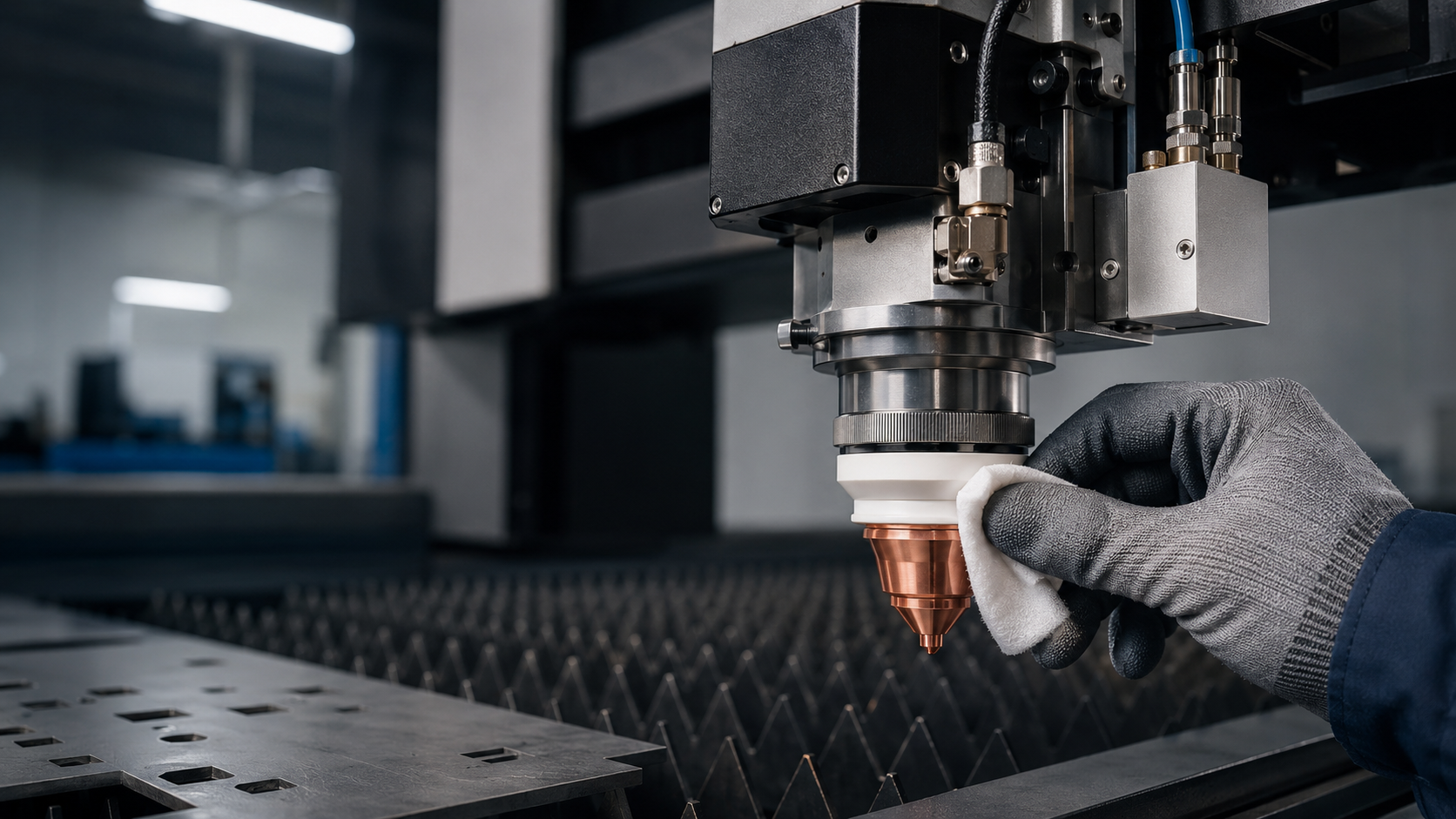 Laser Cutting Height-Sensing System